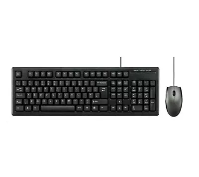 £12.99 • Buy ADVENT C112 Wired Keyboard & Mouse Set - BLACK Tatty Packaging