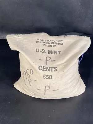 1980P-D 1981P-D  (50.00 Lincoln Mint Sewn Bag) - Never Opened 5000 Coins - Red • $250
