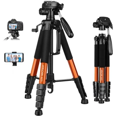 £25.90 • Buy JOILCAN Camera Tripod 74  Lightweight Aluminum Travel Tripod Stand 11 Lbs Load
