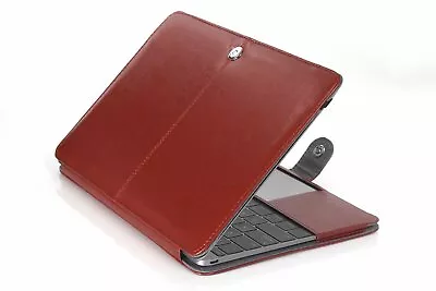 £9.95 • Buy Premium Brown Leather Case Cover For Apple Macbook Pro 12'' A1534 RETINA Model
