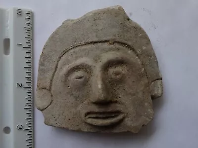 Pre-Columbian Mayan Artifact - Head NO RESERVE!! (# 007) 300-900 AD • $40
