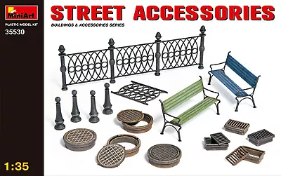 Miniart 1/35 Street Accessories # 35530 • £3.20