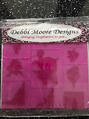 £4.99 • Buy Debbi Moore Designs Acrylic Stamps Style Sheet 2 - Florals