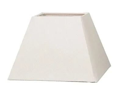 Cotton Linen Fabric Square Pyramid Ceiling Pendant & Table Lamp Shade • £13.79
