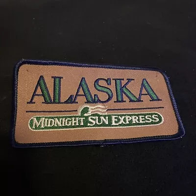 Alaska MIDNIGHT SUN EXPRESS Sew On Patch • $13.17