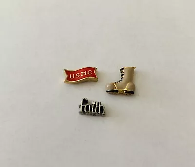 Origami Owl Authentic Lot Of Charms (3) United States Marine Boot Faith • $16.99