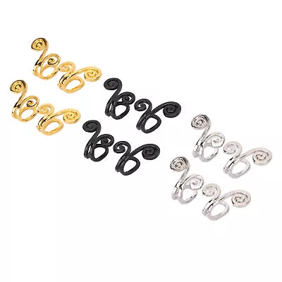 6 Pairs Acupressure Earrings Weight Loss Gold Silver Black Auriculotherapy E BOO • $10.44