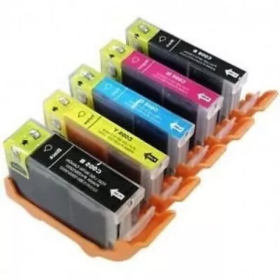 Set Of 5 Replacement Ink Cartridges For Canon PIXMA Pro 9000 Printer • £12.98