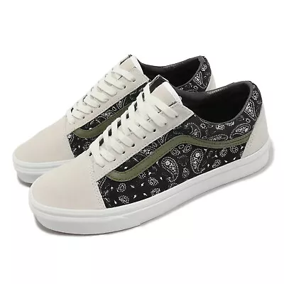 Vans Old Skool Paisley Suede White Black Green Men Casual Lifestyle VN0A5KRSYB2 • $93.50