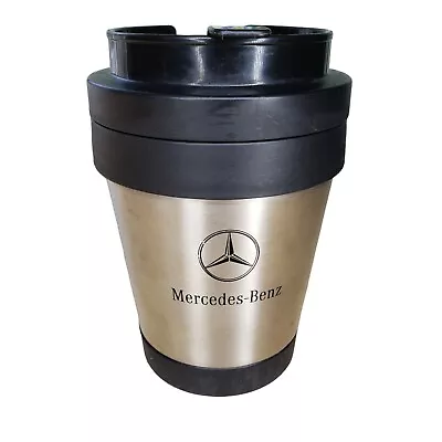 Mercedes Benz Insulated Travel Tumbler 12 Oz Coffee Mug Thermos With Lid 5  High • $19.99