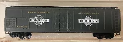 N Scale Bordens Milk Box Car Reefer W/EOT Light MTL Couplers • $39.95