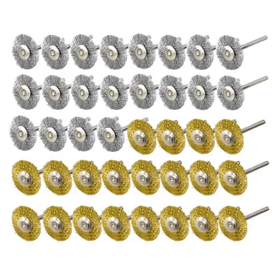 Brass Wire Wheel Cup Pen Brush Mix Set For Dremel Rotary Tool Accessories • $16.81