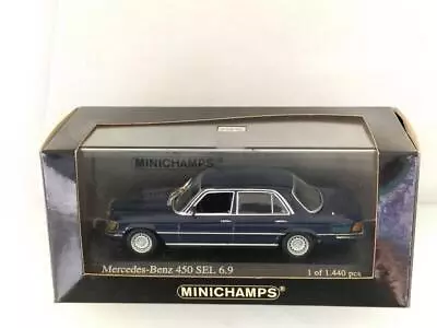 Minichamps 1/43 430 039207 Mercedes Benz 450Sel6.9 1974 Dark Blue Minicar • $86.60