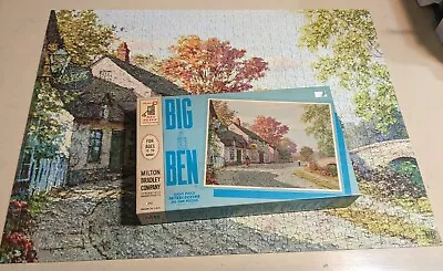 Vintage Big Ben Milton Bradley Puzzle Roadside Dwelling Complete 1000 Pieces • $24