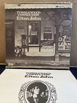 ELTON JOHN ~ Tumbleweed Connection 1971 UNI Records 73096/ Booklet/ Cleaned/VG++ • $15.99