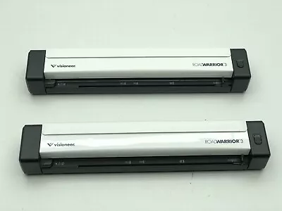 Lot Of 2 Visioneer RoadWarrior 3 Mobile Document Scanner For PC And Mac • $50.92