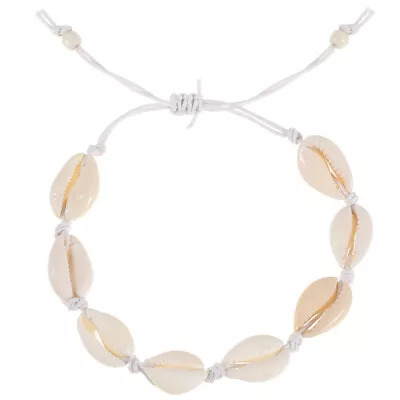 Seashell Bracelet Cowrie Shell Anklet Boho Jewelry Handmade • £6.79