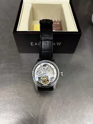 £45 • Buy Thomas Earnshaw Longitude Dual Time Automatic Skeleton Mens Watch