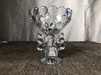 Vintage Westmoreland Glass Company Candleholder/Vase/Dish Thousand Eye Bubble • $15