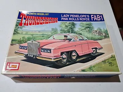 Vintage Imai Thunderbirds FAB1 Lady Penelope's Pink Rolls Royce Model 1/32 Scale • £40