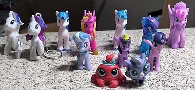 Lot Of 10 My Little Pony Blind Bag Mini Figures 2 In +TWO Littlest Pet Shop  • $18
