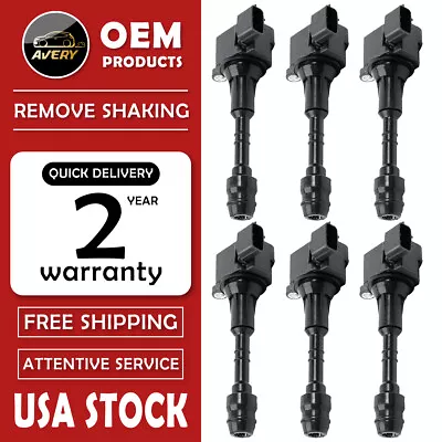 6 Ignition Coil Pack For Nissan Altima Frontier Maxima Quest Pathfinder V6 UF349 • $46.90