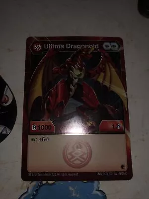 $10.60 • Buy Bakugan Ultima Dragonoid B1000 Character Card. Promo Card