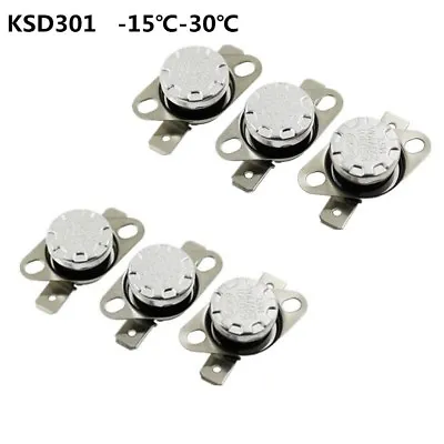 £6.18 • Buy Temperature Switch Control Sensor Thermal Thermostat -15°C-30°C NO/NC KSD301