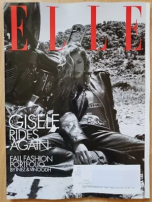 Gisele Bundchen Catherine Cortez Masto Rianne Van Rompaey Elle Mag Oct 2022 • $14.99