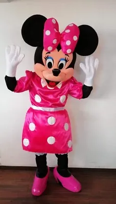 New Profes. Minnie (Red Or Pink) Or Mickey Mascot Costume Party Costume  • $440