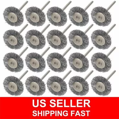 Stainless Steel Wire Brush For Dremel Rotary Die Grinder Removal Wheel Tool Lots • $5.36