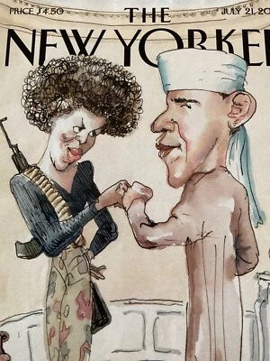 $20 • Buy The New Yorker 07/21/2008 Michelle & Barack Obama DNC RNC MAGA