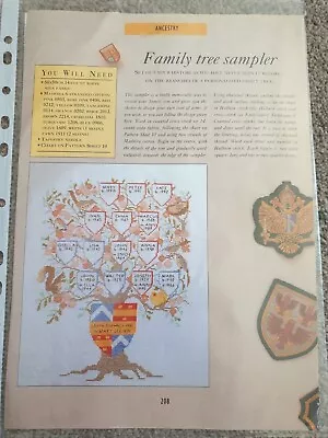 Cross Stitch Pattern - Family Tree Sampler • £1.20