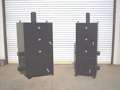 NEW Custom Vertical Patio BBQ Pit Smoker And Charcoal Grill    Model 3x3 • $5450