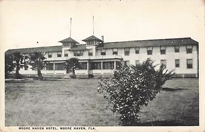 Moore Haven Hotel Moore Haven Florida FL C1920 Postcard • $11.95