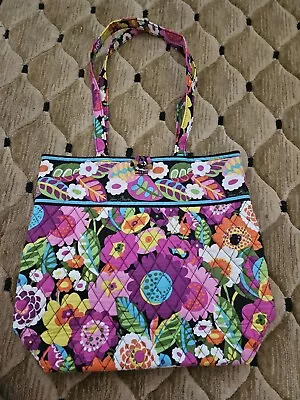 Vera Bradley Va Va Bloom Tote Carryall Shoulder Bag Quilted Large  • $24.99