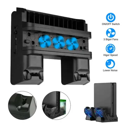 $29.99 • Buy PS4 Stand Cooling Fan Station For Playstation 4/PS4 Slim/PS4 Pro VerticalCharger