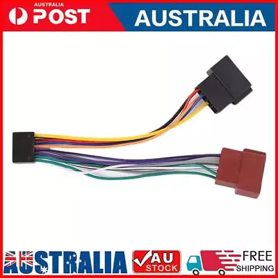 ISO Wiring Harness Loom Connector Adaptor 16 Pin For KENWOOD Car Stereo Radio • $9.69