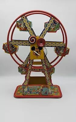 Vintage J. Chein Tin Litho Disneyland Ferris Wheel • $355