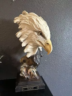 Bald Eagle Head Sculpture Mill Creek Studios Sovereign By Stephen Herrero Signed • $75