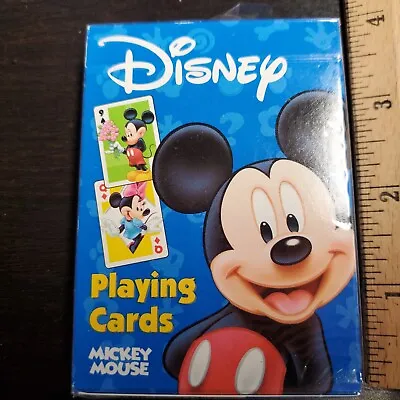 Disney MICKEY MOUSE Standard PLAYING CARDS - NEW & SEALED • $9.97