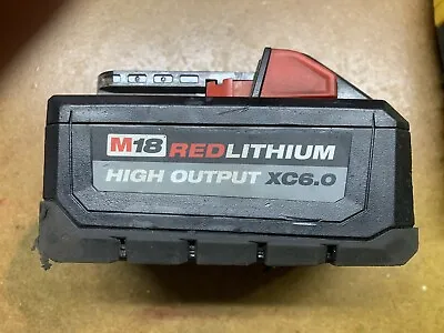Milwaukee M18 RedLithium High Output XC6.0 Battery Pack - Black (48-11-1865) • $60