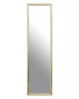 Fit Over Door Slim Long Length Tall Plastic Framed Glass Mirror Home Décor NEW • £33.49