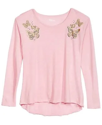 Epic Threads Big Girls Butterfly T-Shirt In Pink Haze Size Medium NWT • $16.79