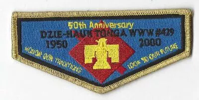 OA Lodge 429 Dzie-Hauk Tonga Flap 2000 50th Anniversary • $3.95