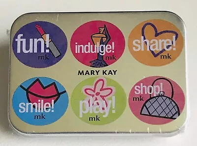 New Mary Kay 6 Piece Glass Magnet Set With Collectible Tin  Smile Shop Fun Share • $11.66