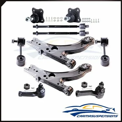 Fits VW Beetle Golf Jetta 10pcs Front Inner Control Arms Ball Joints Tie Rod Kit • $74.66