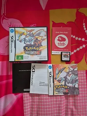 Pokemon White Version 2 Game & Manual Complete - Nintendo DS AUS PAL Genuine 🔥 • $229.99