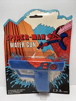 $60 • Buy Vintage Spiderman AHI Azrak Hamway Water Gun MOC 1970s Plastic Hong Kong