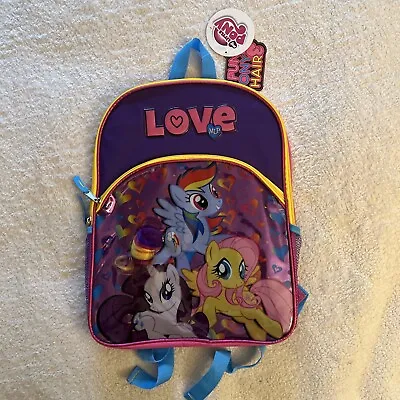 My Little Pony Backpack Pink Purple Hair Tail MLP Kids Girls School Fashion • $35